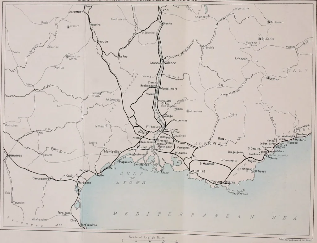 An illustration from The architecture of Provence and the Riviera, 1888, leaf 25