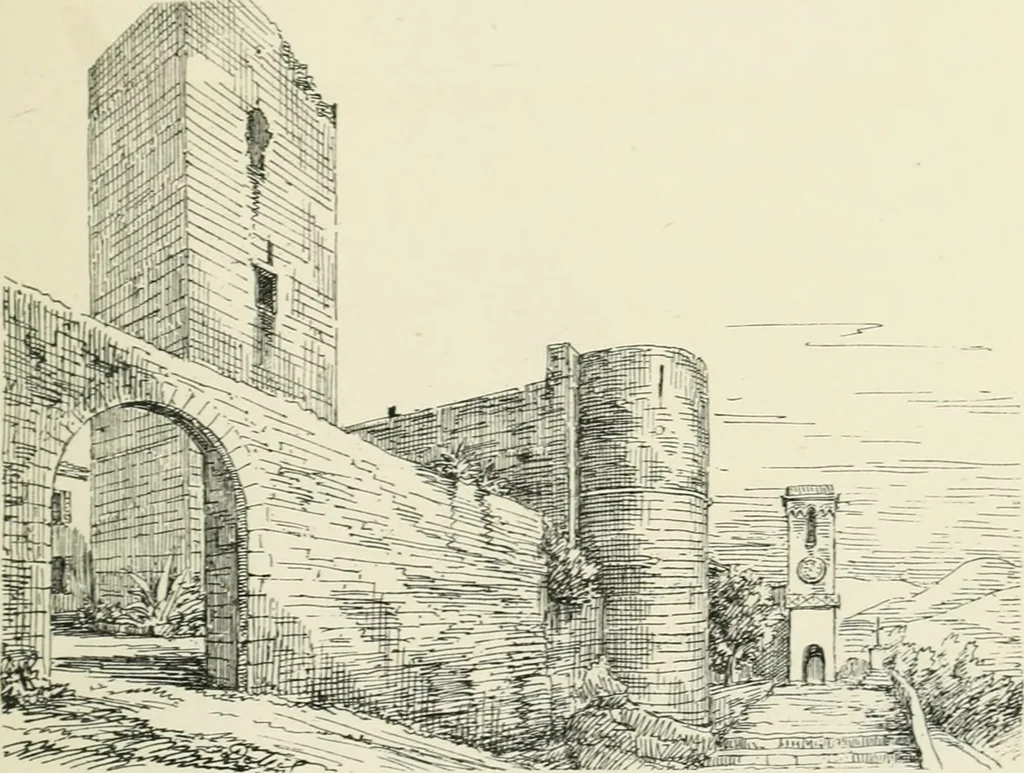 An illustration from The architecture of Provence and the Riviera, 1888, leaf 342