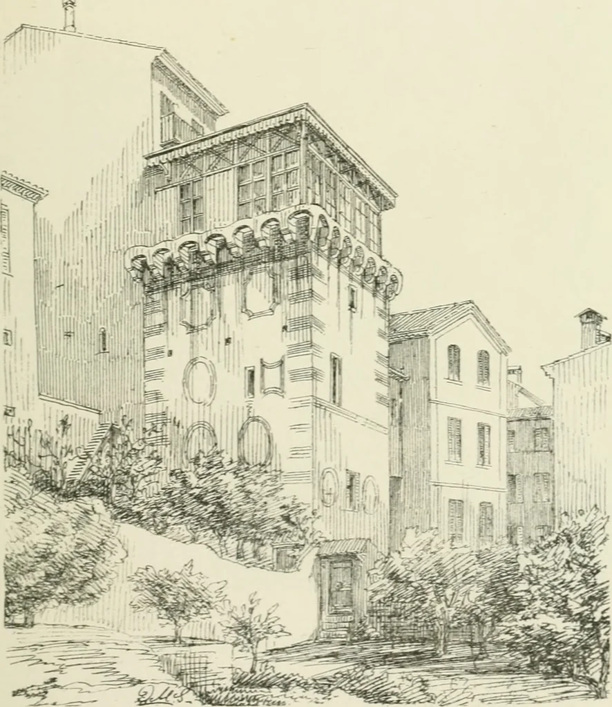 An illustration from The architecture of Provence and the Riviera, 1888, leaf 372