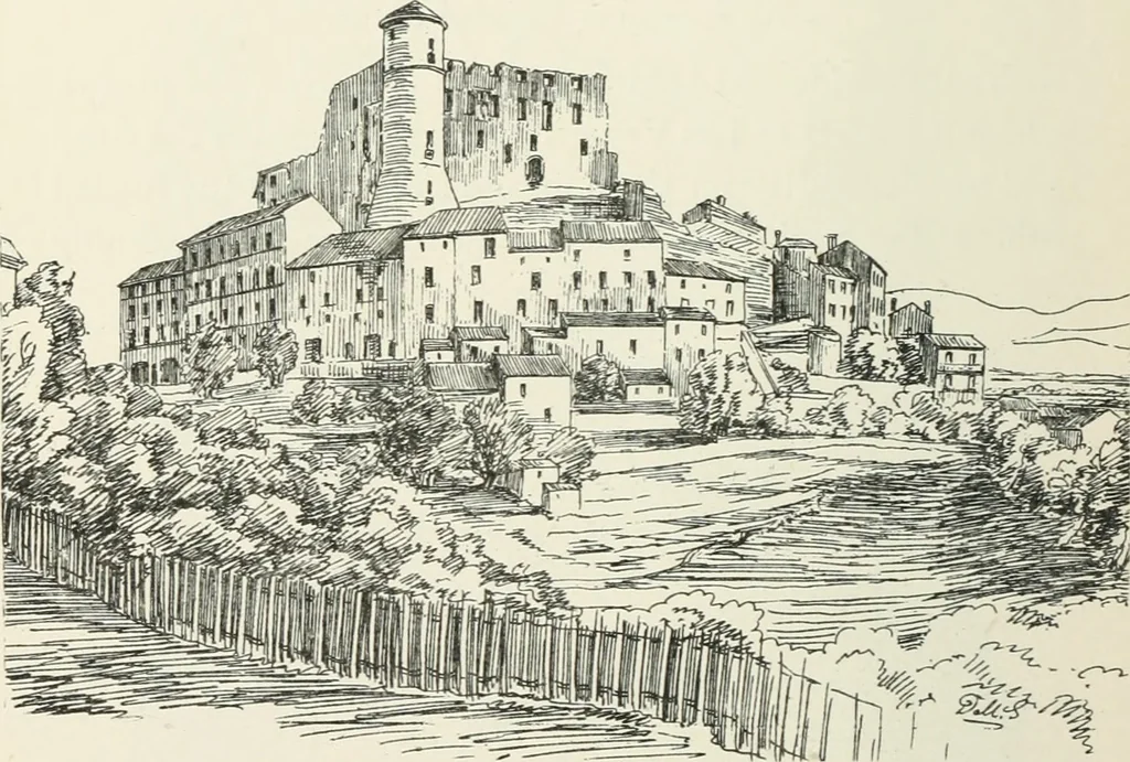 An illustration from The architecture of Provence and the Riviera, 1888, leaf 389