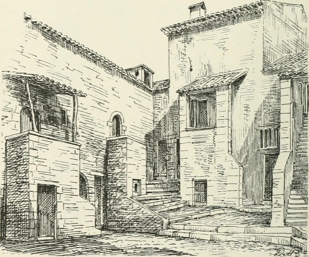 An illustration from The architecture of Provence and the Riviera, 1888, leaf 393