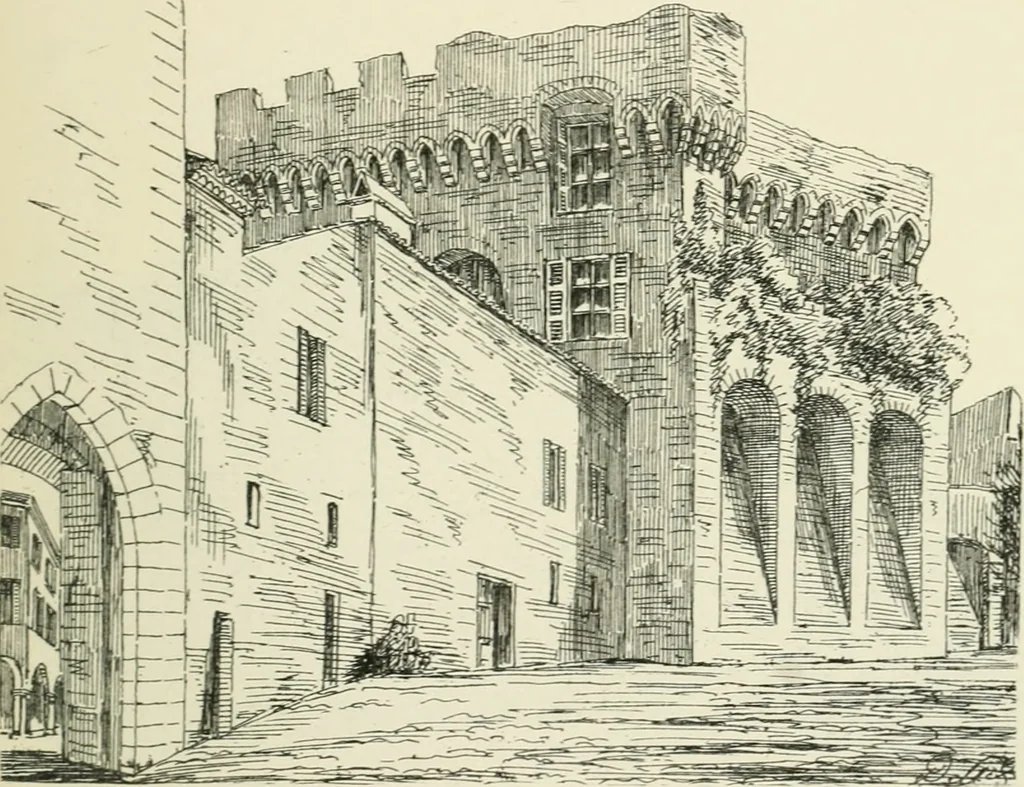 An illustration from The architecture of Provence and the Riviera, 1888, leaf 402