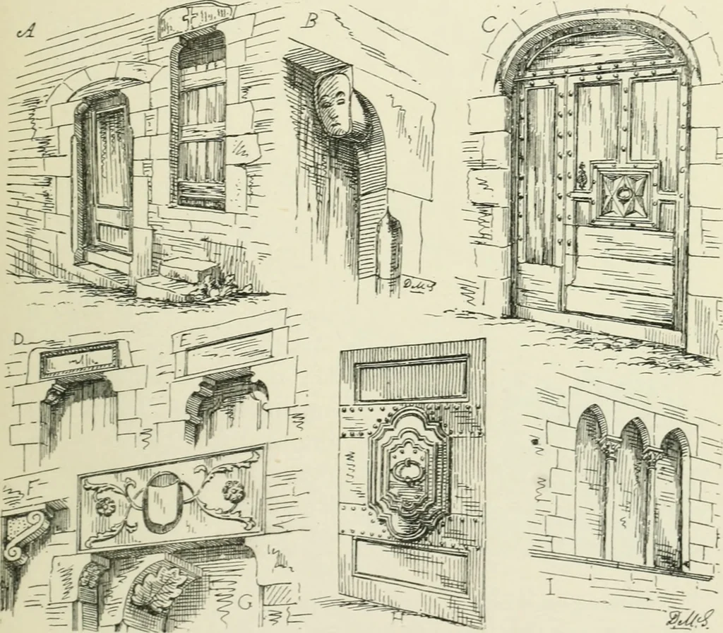 An illustration from The architecture of Provence and the Riviera, 1888, leaf 420