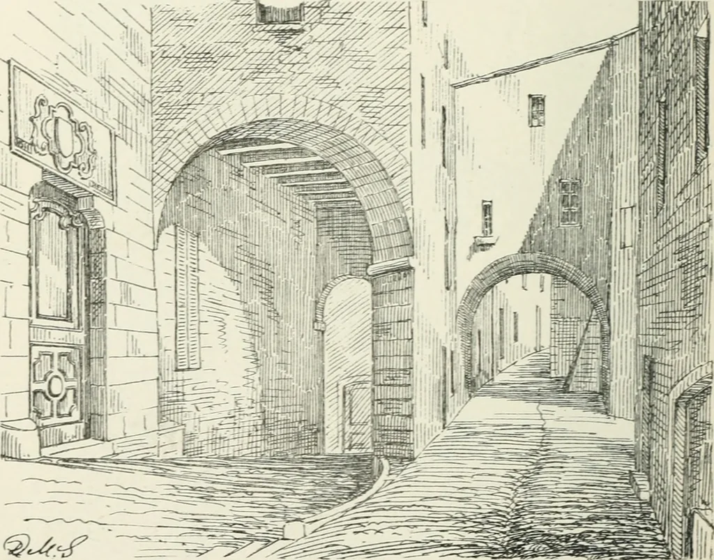 An illustration from The architecture of Provence and the Riviera, 1888, leaf 425