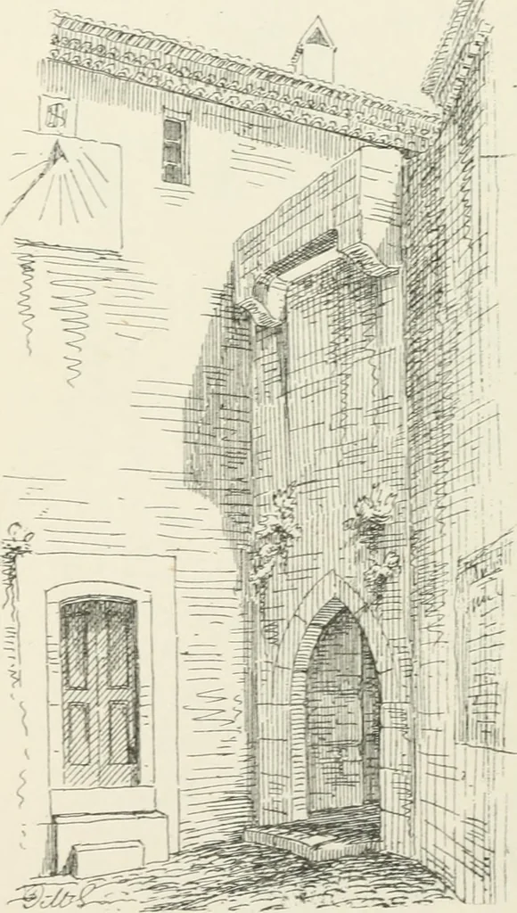 An illustration from The architecture of Provence and the Riviera, 1888, leaf 457