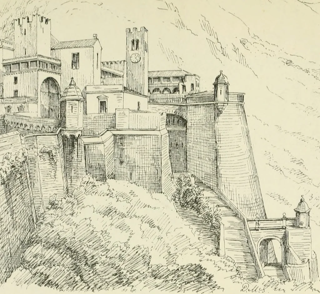An illustration from The architecture of Provence and the Riviera, 1888, leaf 460