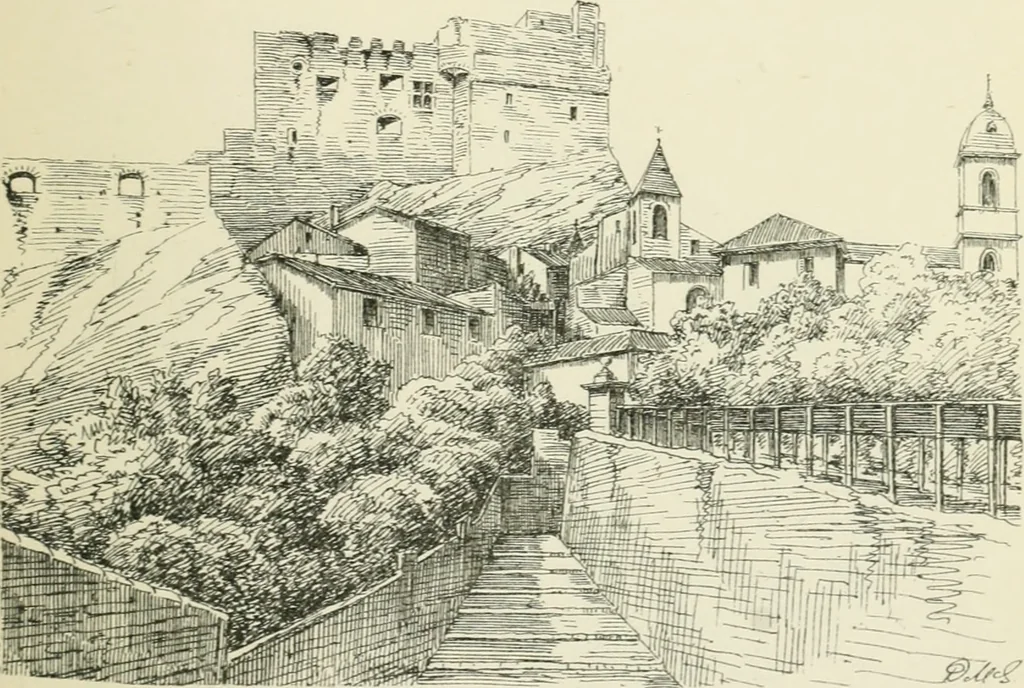 An illustration from The architecture of Provence and the Riviera, 1888, leaf 464
