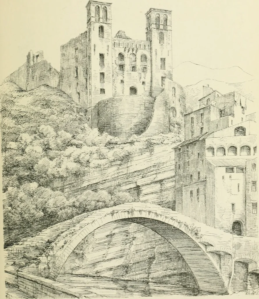 An illustration from The architecture of Provence and the Riviera, 1888, leaf 470