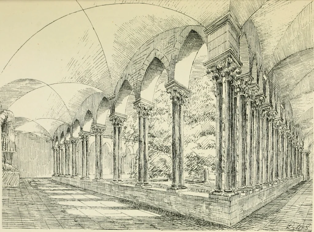 An illustration from The architecture of Provence and the Riviera, 1888, leaf 484