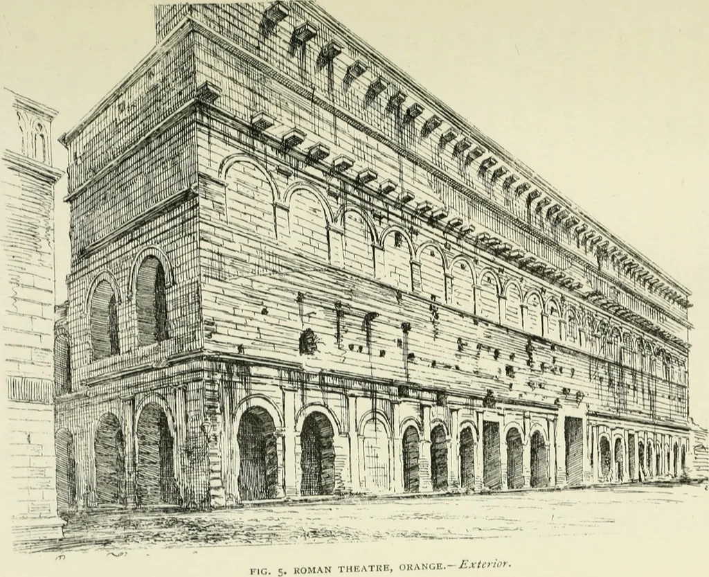 An illustration from The architecture of Provence and the Riviera, 1888, leaf 66