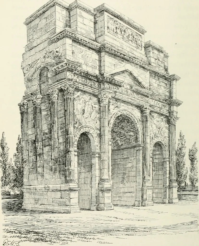 An illustration from The architecture of Provence and the Riviera, 1888, leaf 71