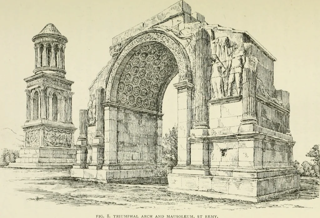 An illustration from The architecture of Provence and the Riviera, 1888, leaf 74