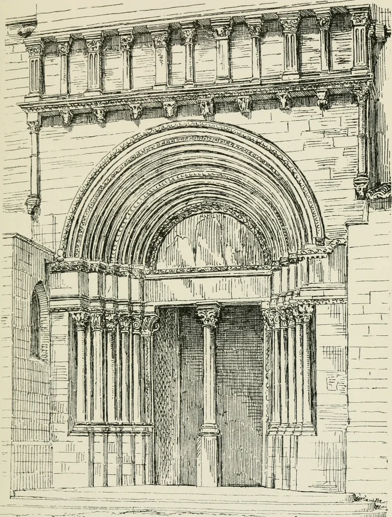 An illustration from The architecture of Provence and the Riviera, 1888, leaf 200