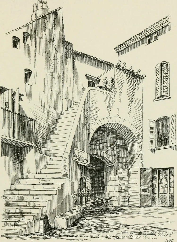 An illustration from The architecture of Provence and the Riviera, 1888, leaf 332