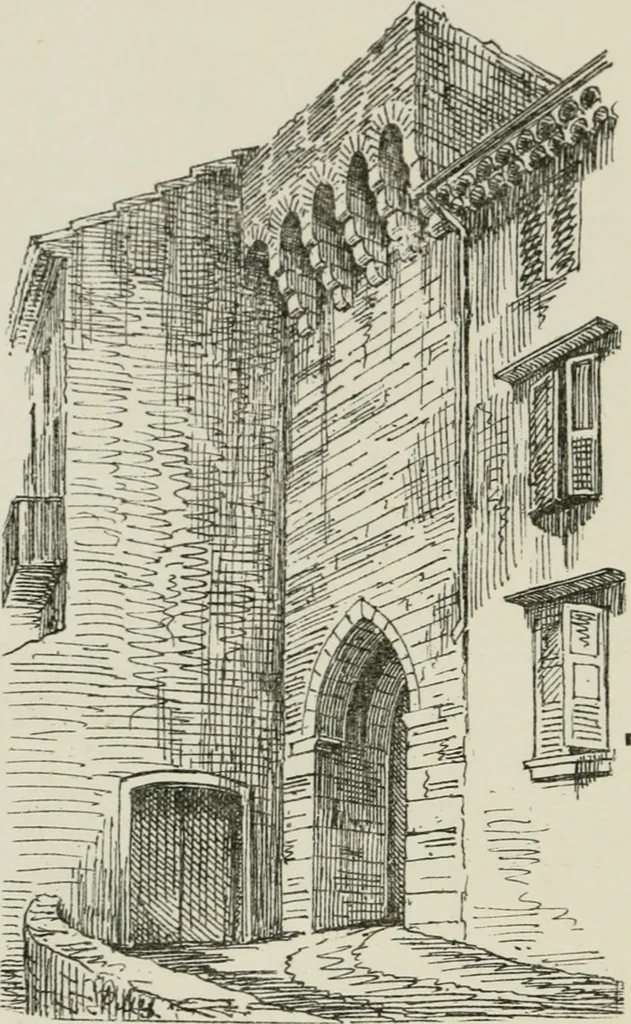 An illustration from The architecture of Provence and the Riviera, 1888, leaf 381