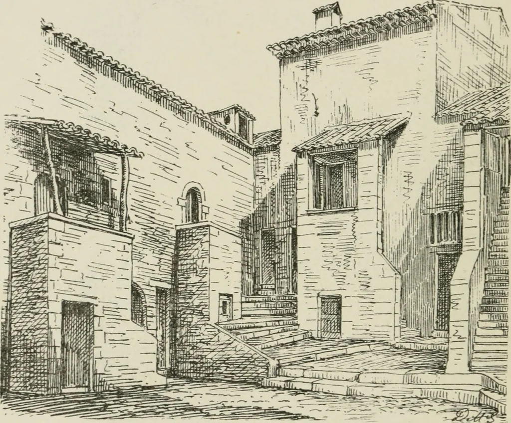 An illustration from The architecture of Provence and the Riviera, 1888, leaf 399