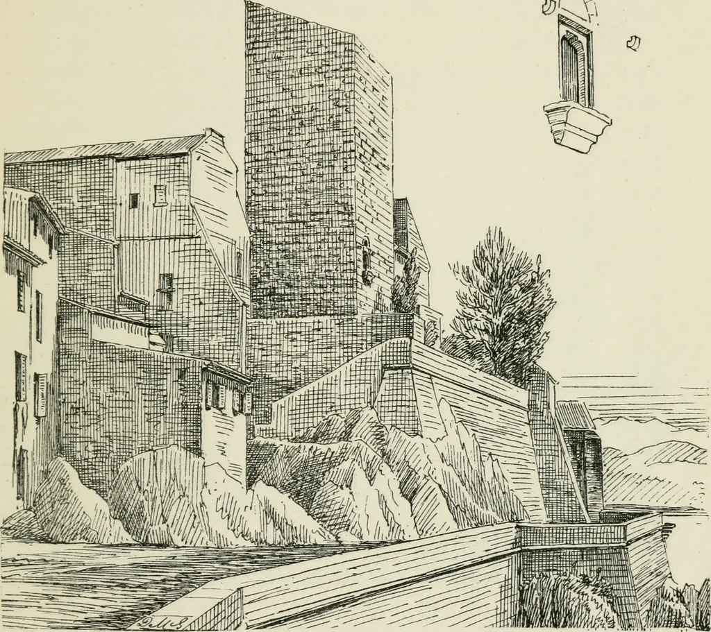 An illustration from The architecture of Provence and the Riviera, 1888, leaf 406