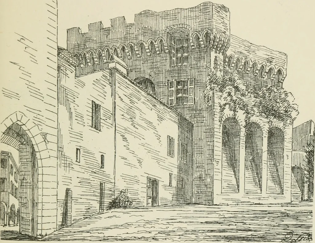 An illustration from The architecture of Provence and the Riviera, 1888, leaf 408