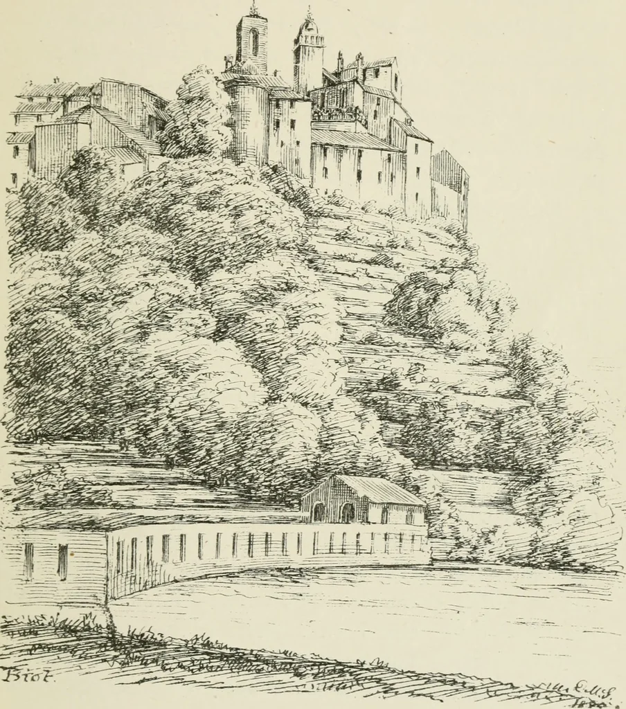 An illustration from The architecture of Provence and the Riviera, 1888, leaf 418