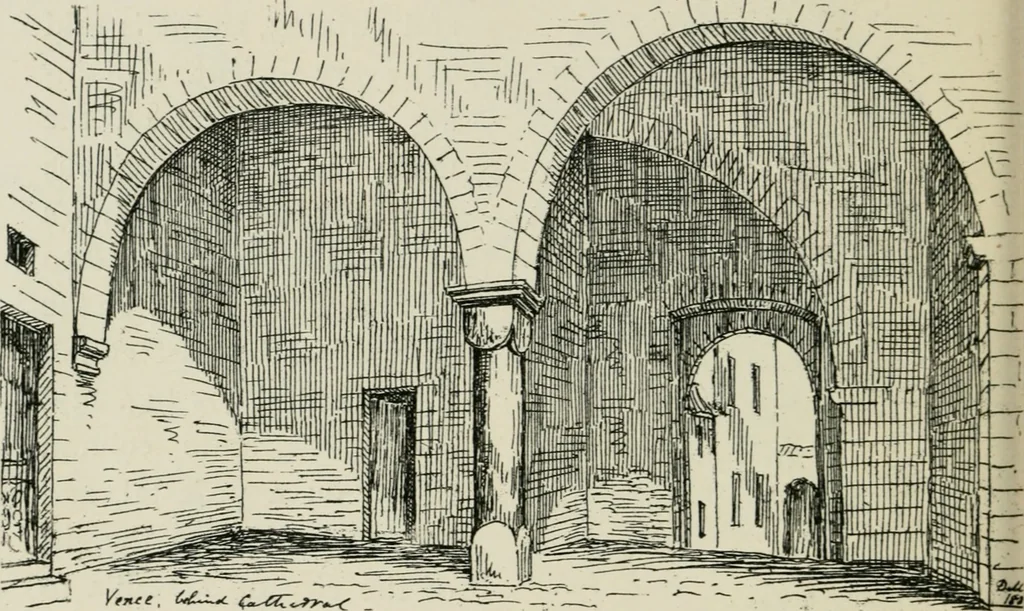 An illustration from The architecture of Provence and the Riviera, 1888, leaf 445