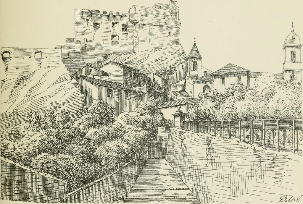 An illustration from The architecture of Provence and the Riviera, 1888, leaf 470