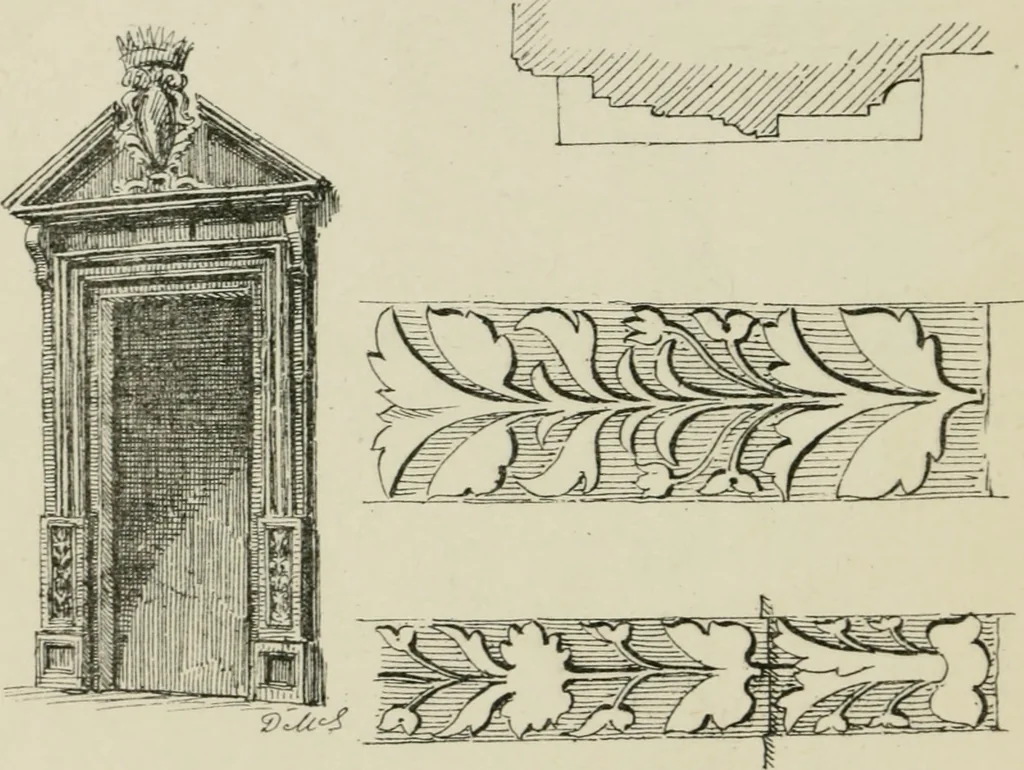 An illustration from The architecture of Provence and the Riviera, 1888, leaf 483