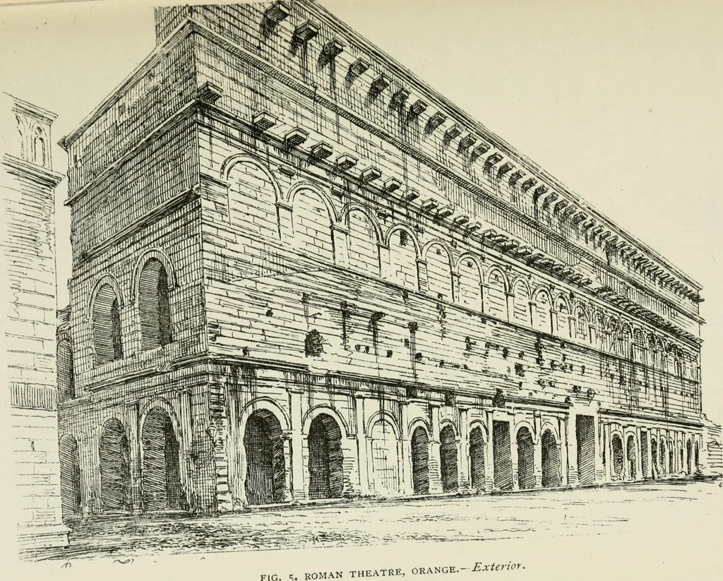 An illustration from The architecture of Provence and the Riviera, 1888, leaf 72