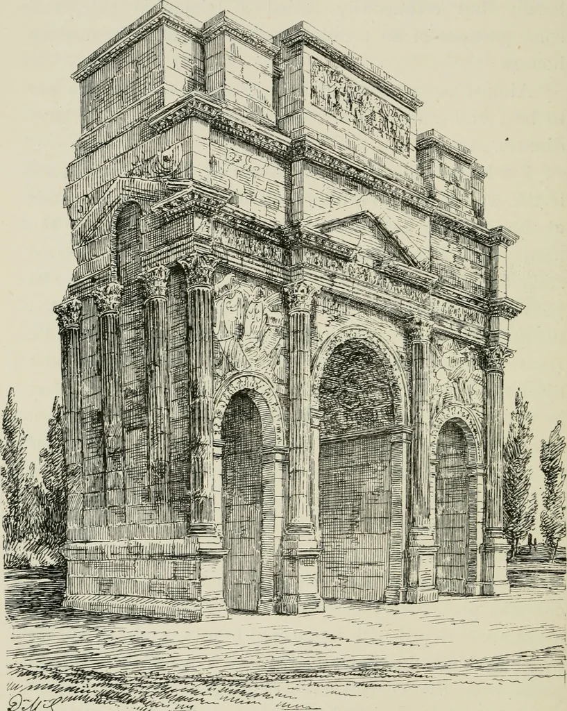 An illustration from The architecture of Provence and the Riviera, 1888, leaf 77