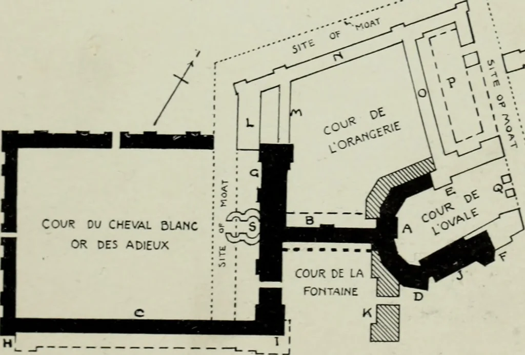 An illustration from The architecture of the Renaissance in France; a history of the evolution of the arts of building, decoration and garden design under classical influence from 1495 to 1830, 1911, leaf 102