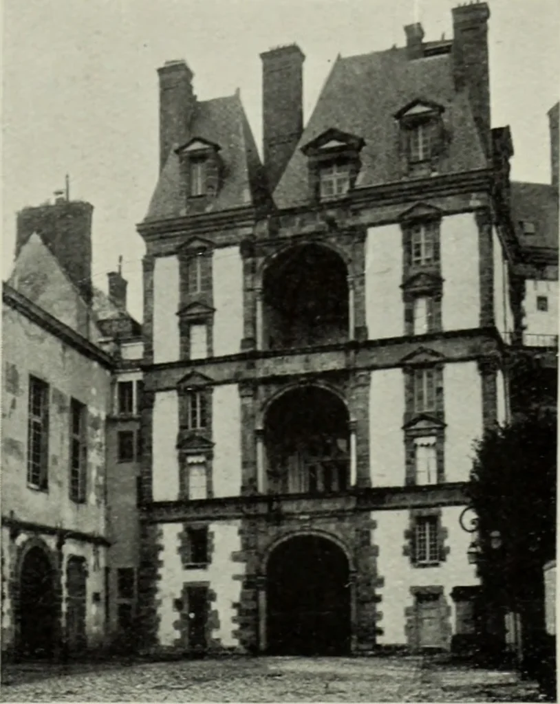 An illustration from The architecture of the Renaissance in France; a history of the evolution of the arts of building, decoration and garden design under classical influence from 1495 to 1830, 1911, leaf 104
