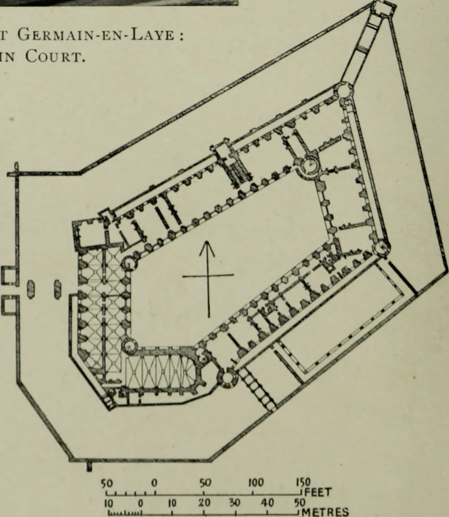 An illustration from The architecture of the Renaissance in France; a history of the evolution of the arts of building, decoration and garden design under classical influence from 1495 to 1830, 1911, leaf 107