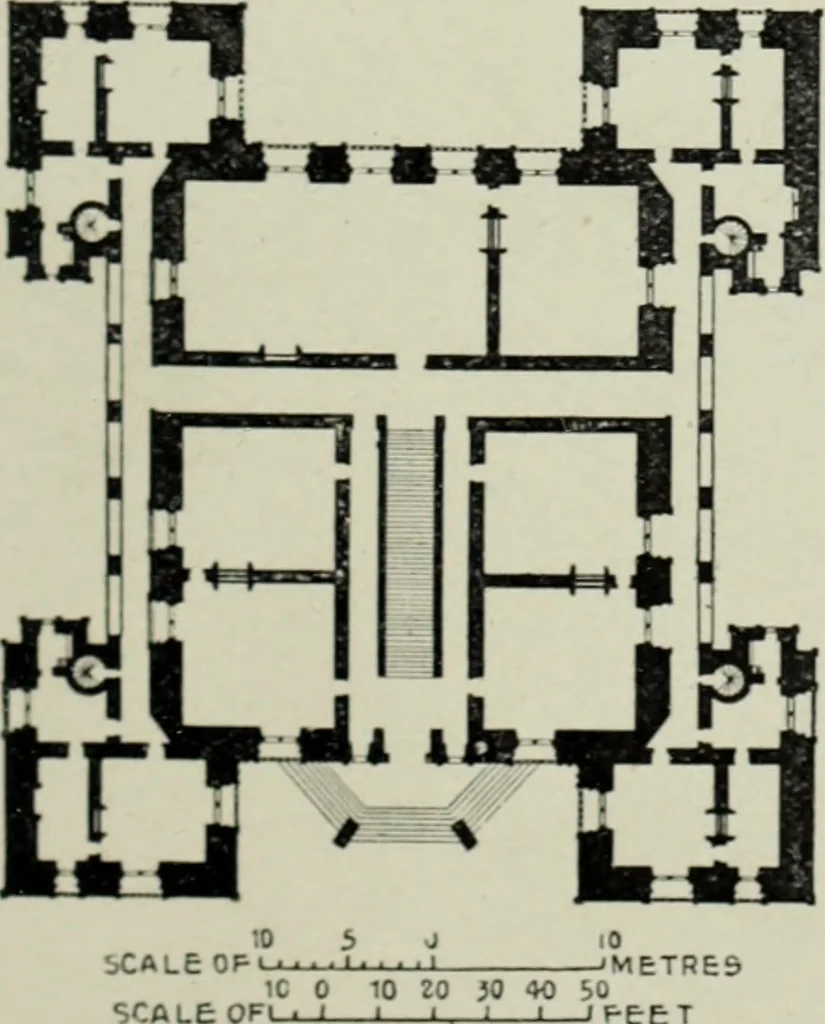 An illustration from The architecture of the Renaissance in France; a history of the evolution of the arts of building, decoration and garden design under classical influence from 1495 to 1830, 1911, leaf 108
