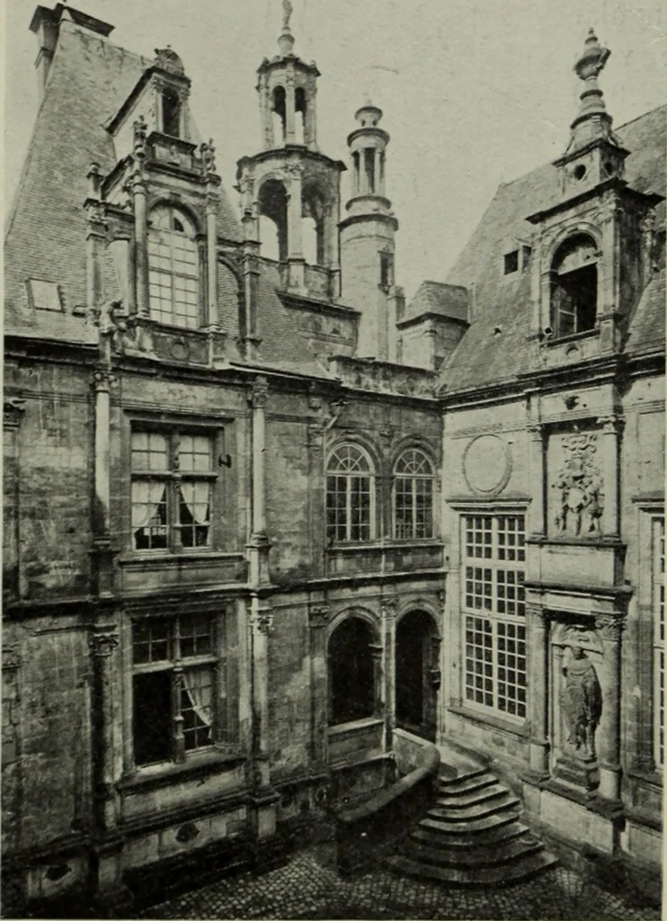 An illustration from The architecture of the Renaissance in France; a history of the evolution of the arts of building, decoration and garden design under classical influence from 1495 to 1830, 1911, leaf 111