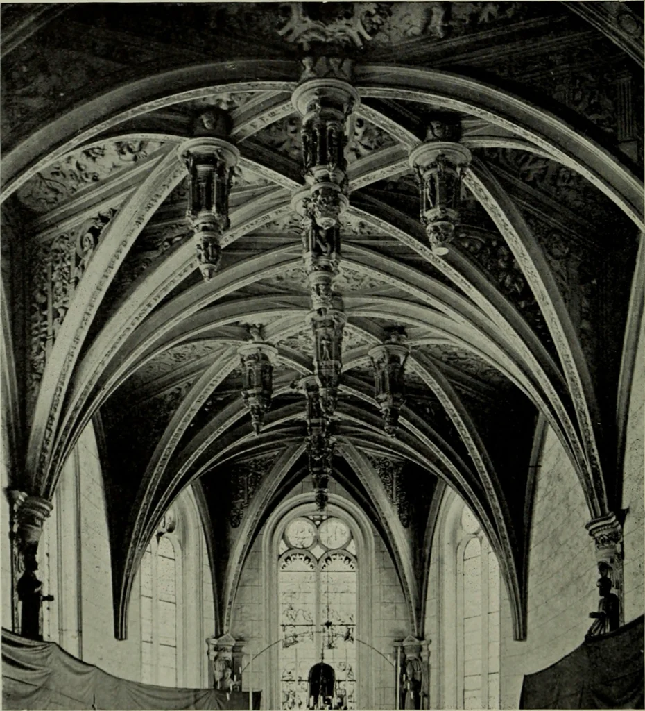 An illustration from The architecture of the Renaissance in France; a history of the evolution of the arts of building, decoration and garden design under classical influence from 1495 to 1830, 1911, leaf 127