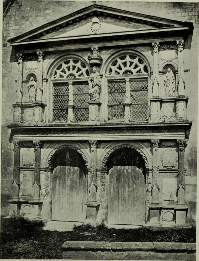 An illustration from The architecture of the Renaissance in France; a history of the evolution of the arts of building, decoration and garden design under classical influence from 1495 to 1830, 1911, leaf 135