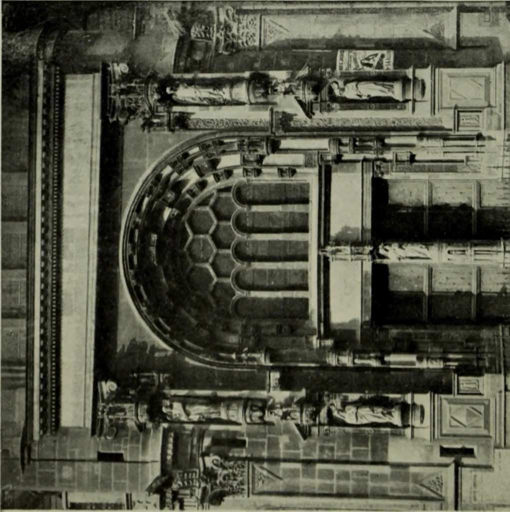 An illustration from The architecture of the Renaissance in France; a history of the evolution of the arts of building, decoration and garden design under classical influence from 1495 to 1830, 1911, leaf 135