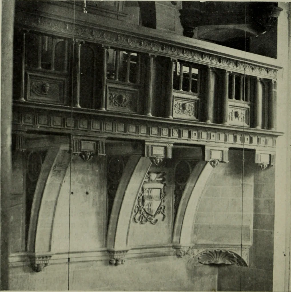 An illustration from The architecture of the Renaissance in France; a history of the evolution of the arts of building, decoration and garden design under classical influence from 1495 to 1830, 1911, leaf 161