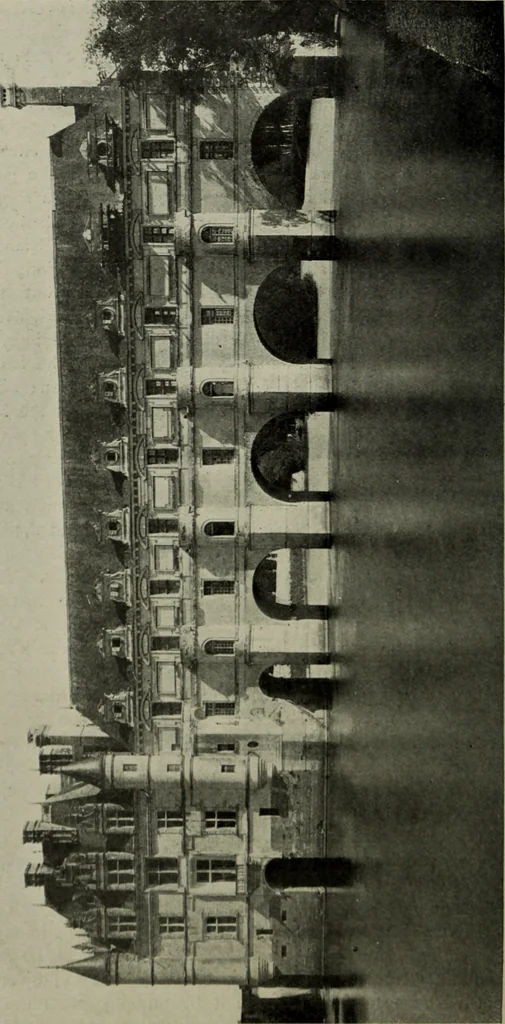 An illustration from The architecture of the Renaissance in France; a history of the evolution of the arts of building, decoration and garden design under classical influence from 1495 to 1830, 1911, leaf 187