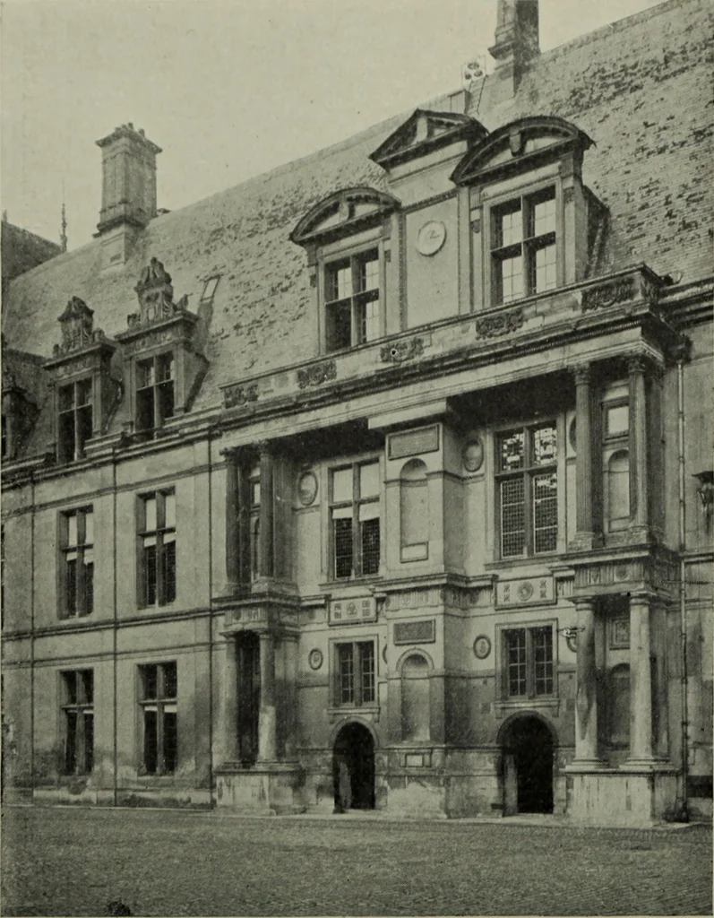 An illustration from The architecture of the Renaissance in France; a history of the evolution of the arts of building, decoration and garden design under classical influence from 1495 to 1830, 1911, leaf 189