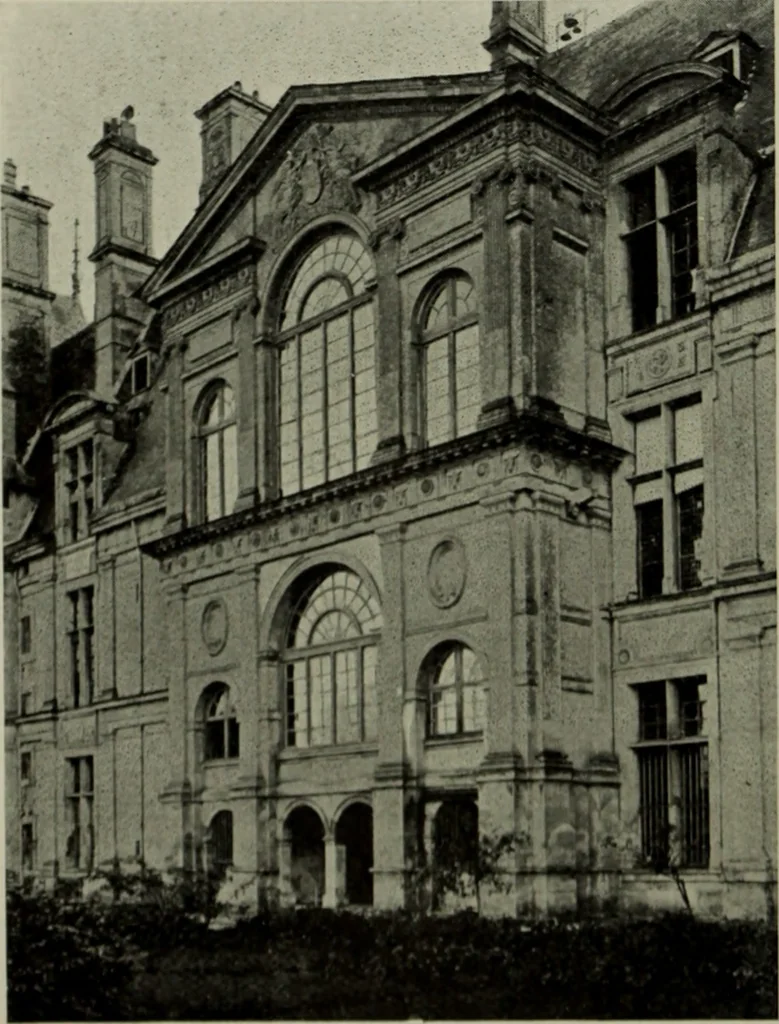 An illustration from The architecture of the Renaissance in France; a history of the evolution of the arts of building, decoration and garden design under classical influence from 1495 to 1830, 1911, leaf 191