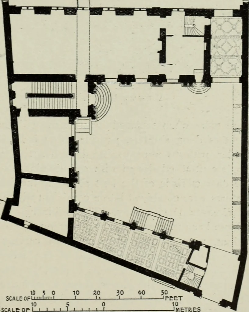 An illustration from The architecture of the Renaissance in France; a history of the evolution of the arts of building, decoration and garden design under classical influence from 1495 to 1830, 1911, leaf 196