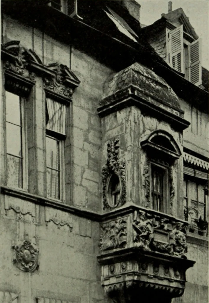 An illustration from The architecture of the Renaissance in France; a history of the evolution of the arts of building, decoration and garden design under classical influence from 1495 to 1830, 1911, leaf 205