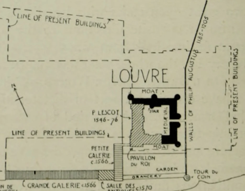 An illustration from The architecture of the Renaissance in France; a history of the evolution of the arts of building, decoration and garden design under classical influence from 1495 to 1830, 1911, leaf 207