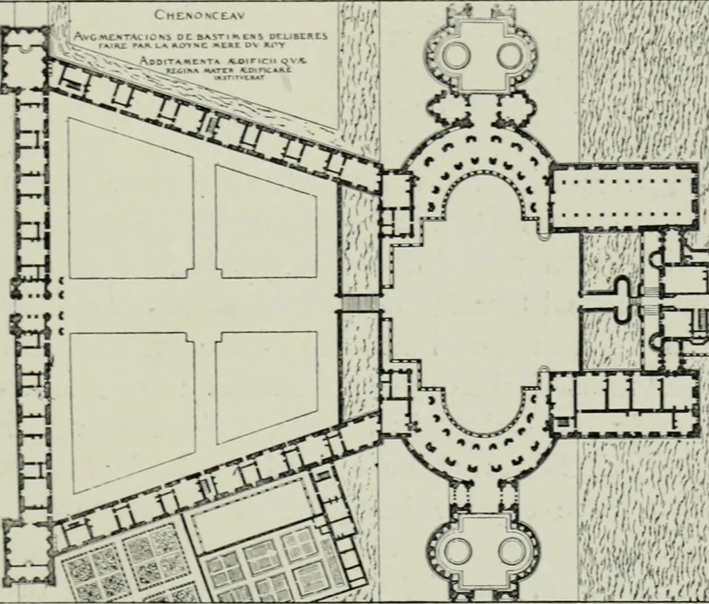 An illustration from The architecture of the Renaissance in France; a history of the evolution of the arts of building, decoration and garden design under classical influence from 1495 to 1830, 1911, leaf 210