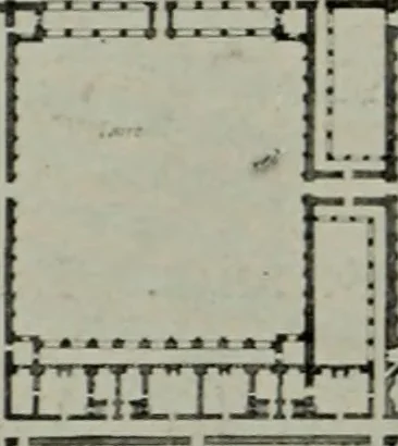 An illustration from The architecture of the Renaissance in France; a history of the evolution of the arts of building, decoration and garden design under classical influence from 1495 to 1830, 1911, leaf 213