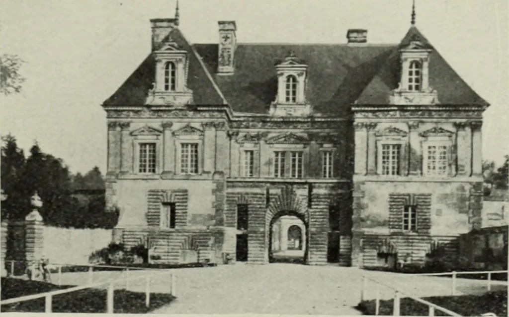An illustration from The architecture of the Renaissance in France; a history of the evolution of the arts of building, decoration and garden design under classical influence from 1495 to 1830, 1911, leaf 216