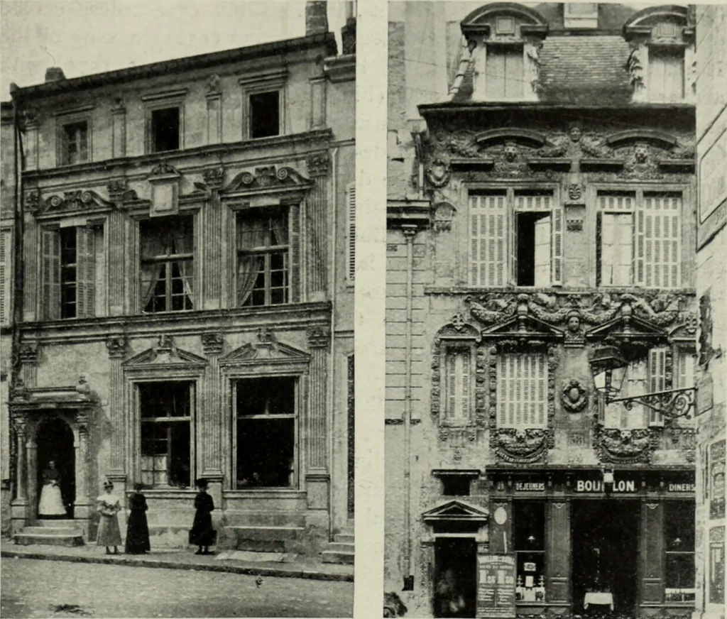 An illustration from The architecture of the Renaissance in France; a history of the evolution of the arts of building, decoration and garden design under classical influence from 1495 to 1830, 1911, leaf 218