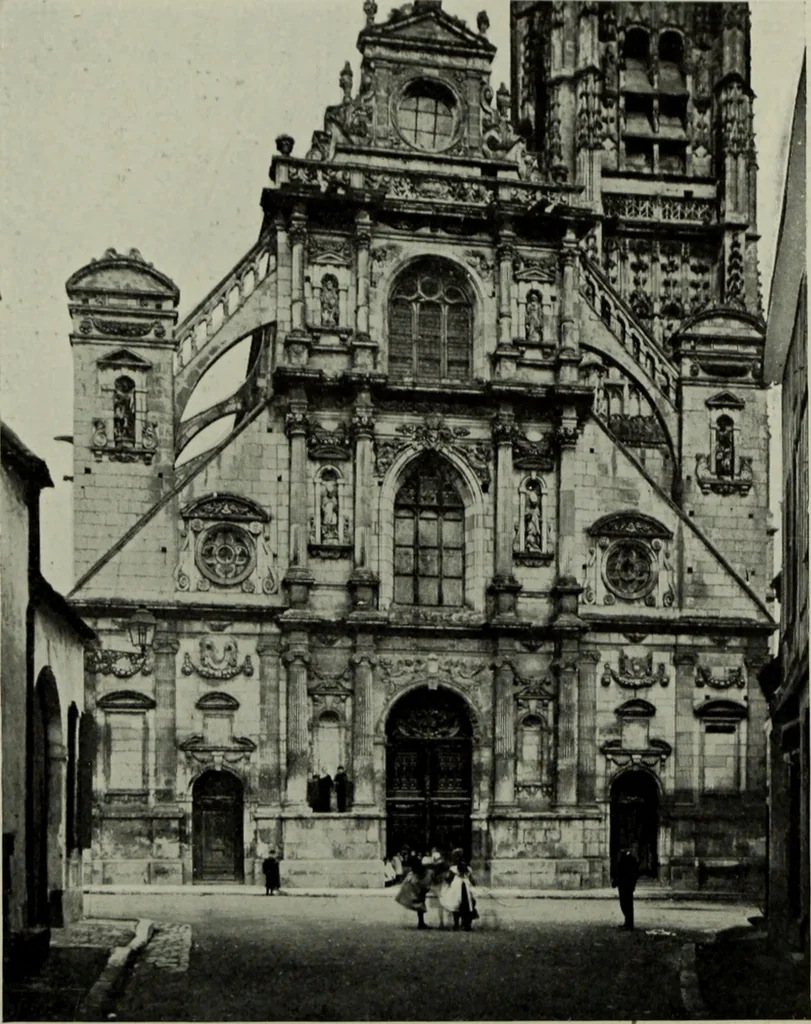 An illustration from The architecture of the Renaissance in France; a history of the evolution of the arts of building, decoration and garden design under classical influence from 1495 to 1830, 1911, leaf 227