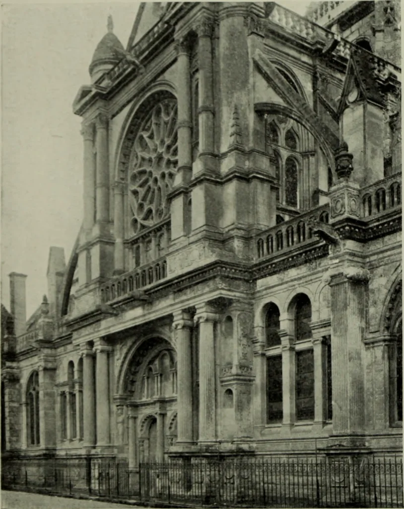 An illustration from The architecture of the Renaissance in France; a history of the evolution of the arts of building, decoration and garden design under classical influence from 1495 to 1830, 1911, leaf 227