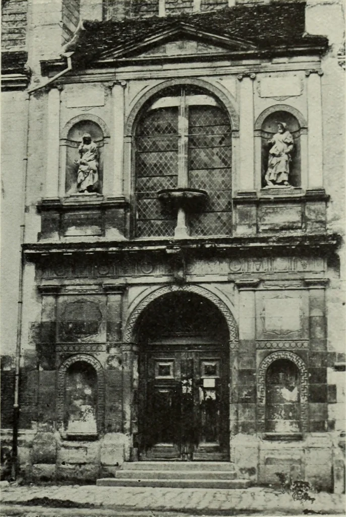 An illustration from The architecture of the Renaissance in France; a history of the evolution of the arts of building, decoration and garden design under classical influence from 1495 to 1830, 1911, leaf 234